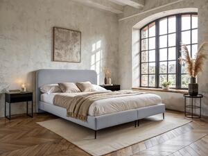 POSTEL BOXSPRING, 140/200 cm, světle šedá MID.YOU - Online Only postele, Online Only