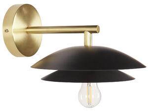Nástěnná lampa LASOLO Kov Černá