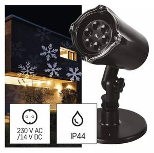EMOS LED dekorativní projektor – vločky, bílá DCPC02