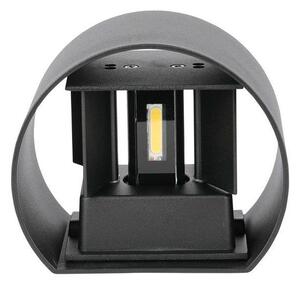 LED Solution Černé fasádní LED svítidlo kulaté 5W IP65 Barva světla: Teplá bílá 217081