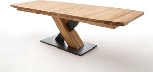 Rozkládací jídelní stůl z masivu MENDOZA B dub divoký Velikost stolu 180x100