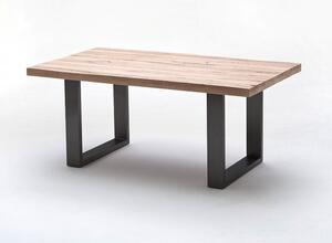 Jídelní stůl CASTELLO dub bělený/lak antracit Velikost stolu 240x100