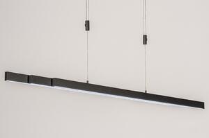 Závěsné designové černé LED svítidlo nad stůl Corciano Trio 180 Black (LMD)