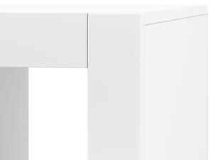 ML FURNITURE Konferenční stolek - ARKO 12, lesklá bílá/bílá