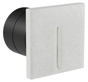 Redo Venkovní LED svítidlo do stěny BAST slot 2,5W, 10x10 cm, IP65 Barva: slonovinová, Barva světla: 2700K