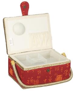 BELLATEX BOX na šití červená 24x17,5x13 cm