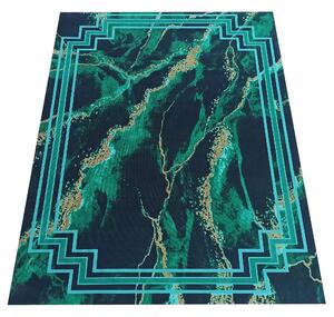 Makro Abra Moderní kusový koberec protiskluzový Horeca-New 118 zelený Rozměr: 80x150 cm