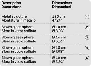 Lodes Závěsné lineární LED svítidlo RANDOM STICK, Medium, d.120cm Teplota světla: 2700, Barva stínidla: Oranžová, Barva baldachýnu: Zlatá