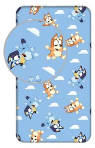 Jerry Fabrics Prostěradlo Bluey 004 90x200x25 cm