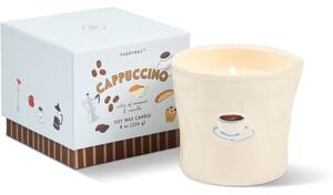 Paddywax Bistro Cappuccino vonná svíčka z keramiky 226 g