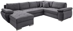 SEDACÍ SOUPRAVA, textil, šedá P & B - Sedací soupravy, Online Only