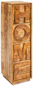 KOMODA, mangové dřevo, přírodní barvy, 32/110/35 cm Livetastic - Komody z masivu, Online Only