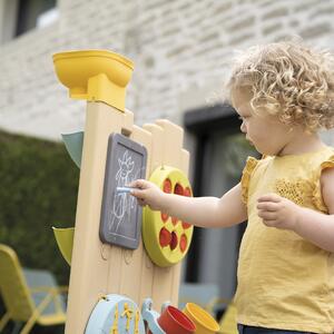 Oboustranná Montessori manipulační deska domu i na zahradu Smoby