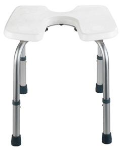 WENKO 206051100-Stolička SECURA 46x53,5 cm bílá/stříbrná