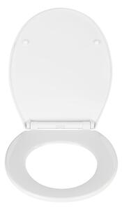 WENKO 21901100-WC sedátko KOS 44x37 cm bílá/stříbrná