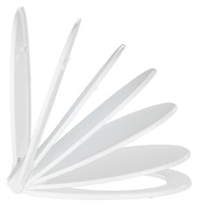 WENKO 21901100-WC sedátko KOS 44x37 cm bílá/stříbrná