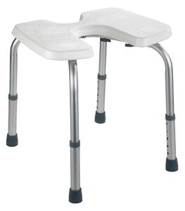 WENKO 206051100-Stolička SECURA 46x53,5 cm bílá/stříbrná