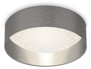 Briloner 3882-014 - LED Stropní svítidlo MAILA STARRY LED/18W/230V šedá/stříbrná BL1548
