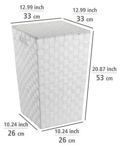 WENKO 22277100 - Koš ADRIA 33x53 cm bílá