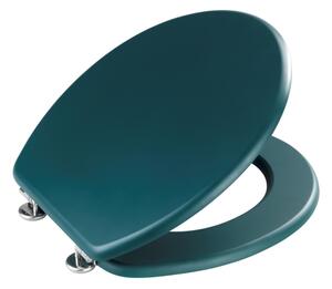 WENKO 25171100-WC sedátko PRIMA 37x41 cm zelená/stříbrná
