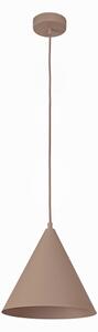 Duolla - Lustr na lanku IRONLINE 1xG9/3W/230V pr. 25 cm béžová
