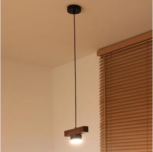 Duolla - Lustr na lanku IRONLINE 1xGX53/3W/230V borovice dub/černá