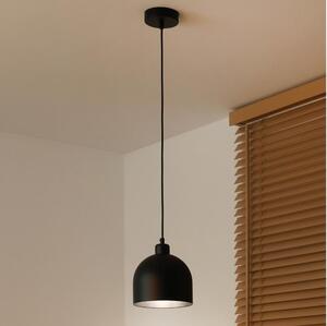 Duolla - Lustr na lanku IRONLINE 1xE27/15W/230V pr. 17 cm černá