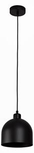 Duolla - Lustr na lanku IRONLINE 1xE27/15W/230V pr. 17 cm černá