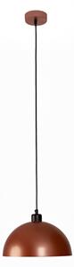 Duolla - Lustr na lanku IRONLINE 1xE27/15W/230V pr. 27 cm měděná/černá