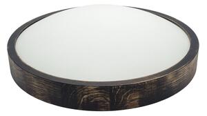 Brilagi - LED Stropní svítidlo CARVALHO SLIM SMOKEY LED/36W/230V dub pr. 37,5 cm