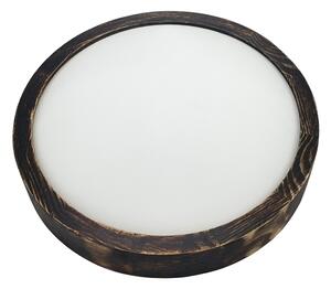 Brilagi - LED Stropní svítidlo CARVALHO SLIM SMOKEY LED/20W/230V dub pr. 27,5 cm