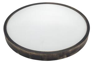 Brilagi - Stropní svítidlo CARVALHO SLIM SMOKEY 3xE27/60W/230V dub pr. 47,5 cm