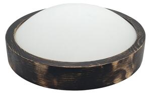 Brilagi - LED Stropní svítidlo CARVALHO SLIM SMOKEY LED/20W/230V dub pr. 27,5 cm