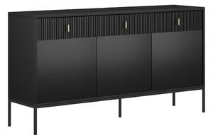 Komoda SUE 155x83x39 cm černá