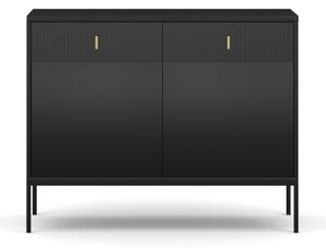Komoda SUE 104x83x39 cm černá