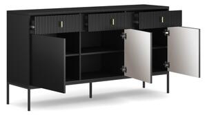 Komoda SUE 155x83x39 cm černá