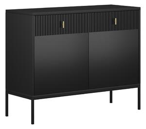 Komoda SUE 104x83x39 cm černá
