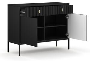 Komoda SUE 104x83x39 cm černá