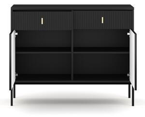 Komoda SUE 104x83x39 cm černá