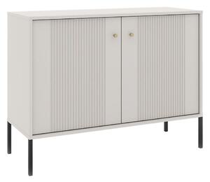 Komoda LUE 105x79x39 cm béžová/černá
