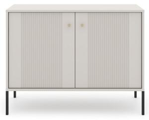 Komoda LUE 105x79x39 cm béžová/černá