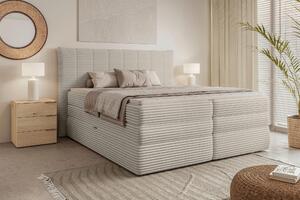 POSTEL BOXSPRING, 180/200 cm, béžová Esposa - Postele s úložným prostorem