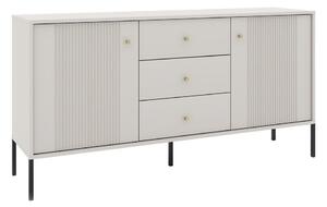 Komoda LUE 155x79x39 cm béžová/černá