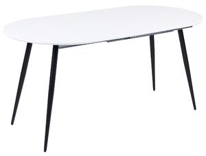 Rozkládací jídelní stůl STAVERTON Bílá 120/160 cm 80 cm