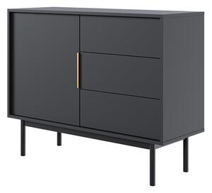Komoda ELI 104x82x39 cm černá