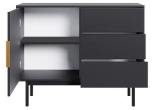 Komoda ELI 104x82x39 cm černá