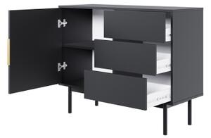 Komoda ELI 104x82x39 cm černá