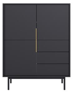 Komoda ELI 104x140x39 cm černá