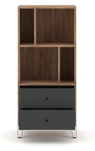 Komoda SULA 64x135x40 cm dub craft/černá