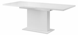 Rozkládací jídelní stůl STRAP 160/200 x 90 cm bílá